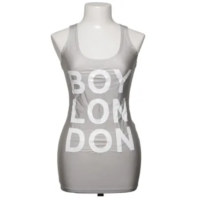 Tanktop (Grijs) van Boy London Elastaan, Polyamide