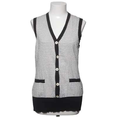 Gilet (Wit, Zwart) van Golfino Kasjmier, Katoen