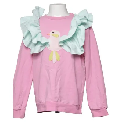 Collegetröja (Rosa, Grön) från Wauw Capow Bomull, Elastan, Polyester