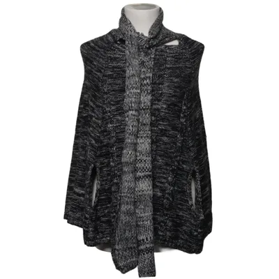 Poncho (Gris, Blanc) de Via Code Acrylique