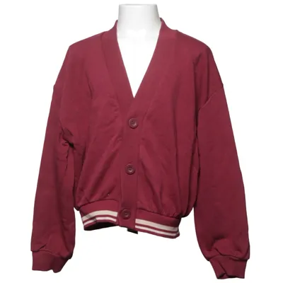 Cardigan (Red, Beige) from United Colors of Benetton Cotton, Polyester