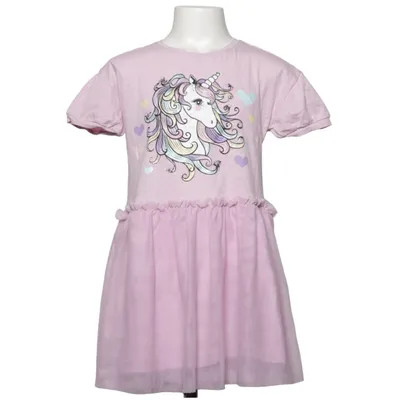 Kjole (Lilla) fra Lindex Bomuld, Polyester