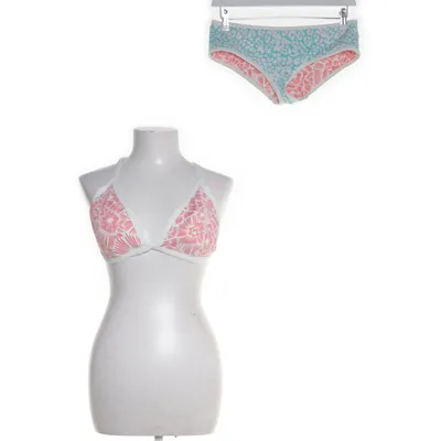 Bikini (Rosa, Turkos, Vit) från Beach Wave Polyamid, Elastan