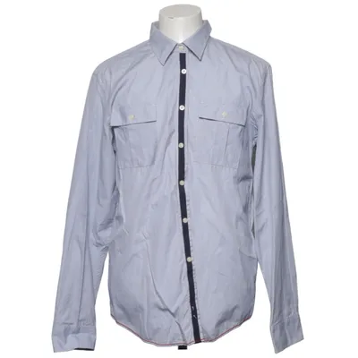 Shirt (Blue, White) from Cerruti Cotton