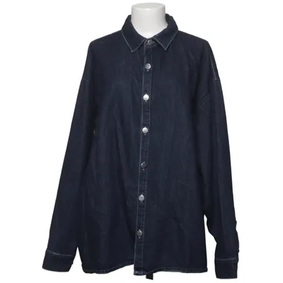 Denim shirt (Blue) from Josefine HJ x NA-KD Cotton, Polyester