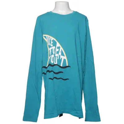Lange mouwen shirt (Blauw) van Fitz Katoen