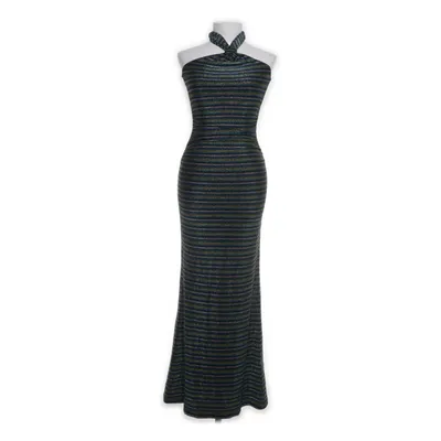 Robe longue (Noir, Multicolore) de Adoore