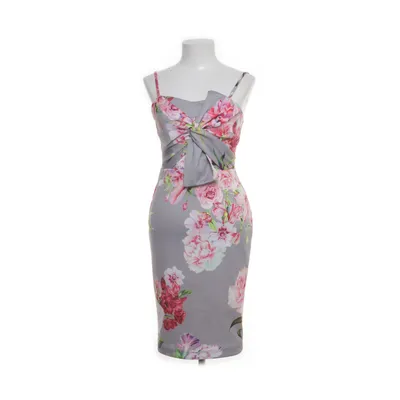 Cocktail dress (Gray, Pink) from Bodyflirt Boutique Elastane, Polyester
