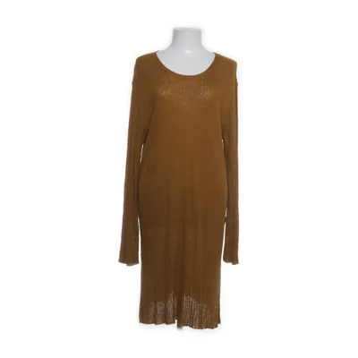 Dress (Brown) from Ischiko Linen, Polyamide, Viscose