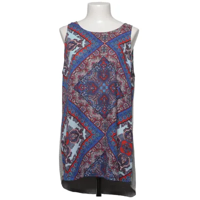 Top (Blau, Grau, Mehrfarbig) von Como Vintage Elasthan, Polyester, Viskose
