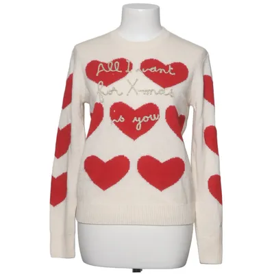 Trui (Wit, Rood) van MC2 Saint Barth Kasjmier, Polyamide, Viscose, Wol