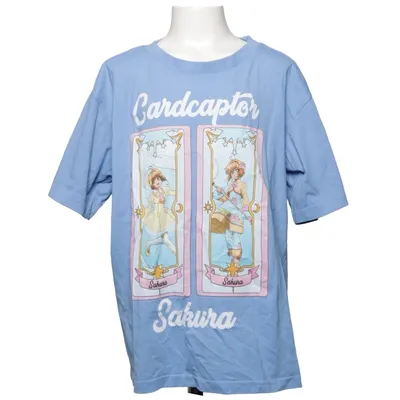 T-shirt (Blå, Flerfärgad) från Sakura Bomull