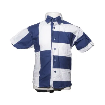 Chemise à manches courtes (Bleu, Blanc) de Express Coton
