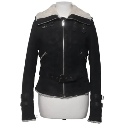 Shearling jacket (Black, White) from Jofama by Kenza