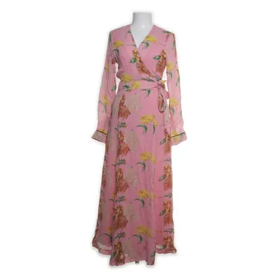 Slå-om-kjole (Pink, Flerfarvet) fra Ganni Viscose