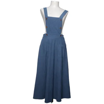 Dungaree dress (Blue) from Banned Retro Elastane, Polyester