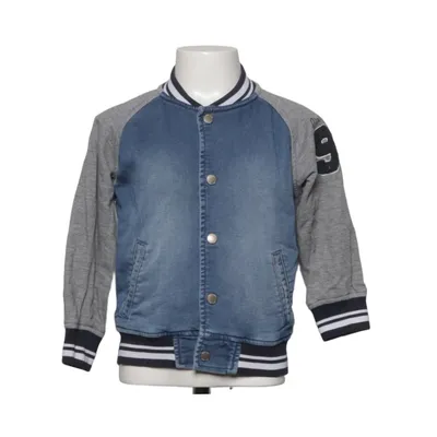 Veste universitaire (Bleu, Gris, Blanc) de Kids by Lindex Coton, Élasthane, Polyester