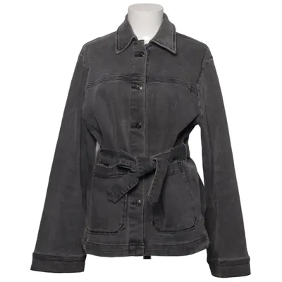 Jeansjacke (Grau) von Carin Wester Baumwolle, Elasthan