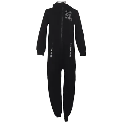 Onesie (Zwart) van Woxo 720° Katoen, Polyester