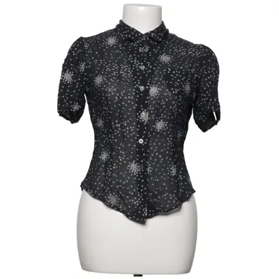 Korte mouwen shirt (Zwart, Wit) van Bitte Kai Rand Katoen, Zijde