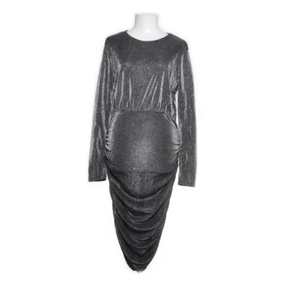 Cocktailjurk (Zilver) van Bubbleroom Metallvezel, Polyamide
