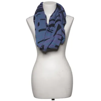 Écharpe (Bleu, Violet, Noir) de Milieu Lin, Laine