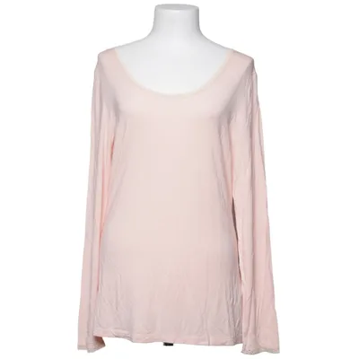 Langærmet t-shirt (Pink) fra Basic by Noa Noa Elastan, Polyamid, Viscose