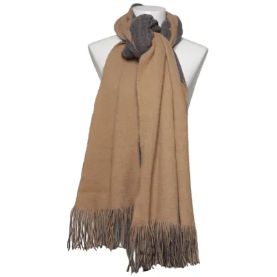 Scarf (Beige, Gray) from Zara Accessories