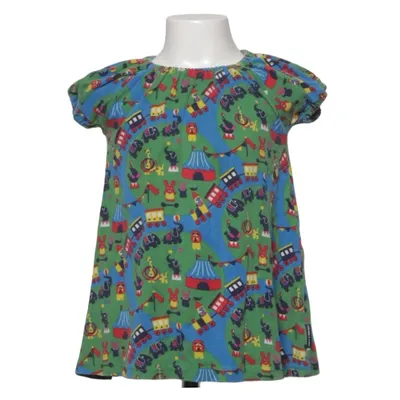 Dress (Green, Blue, Multicolored) from Polarn O. Pyret Cotton