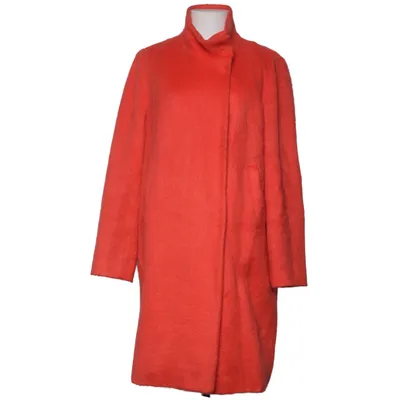 Frakke (Rød) fra Laurèl Akryl, Mohair, Polyamid, Polyester, Uld