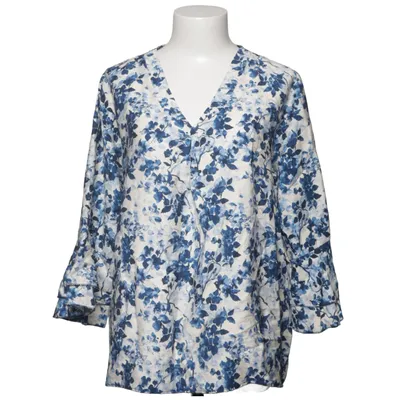 Blouse (Blue, White) from Mix By Nylon, Viscose