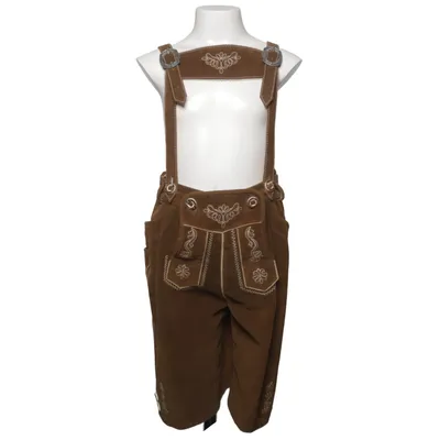 Lederhosen (Bruin) van Moser Katoen, Leer