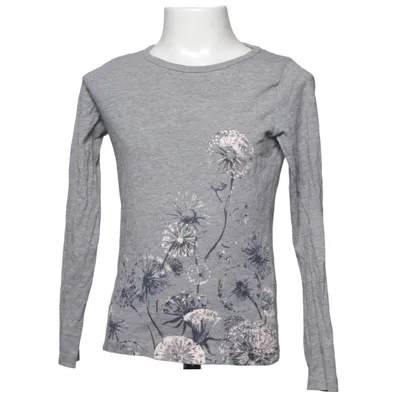 Långärmad t-shirt (Grå, Rosa) från Name It Minimize Bomull, Viskos