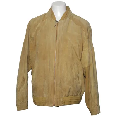 Veste en cuir (Beige) de Emilio Cloud
