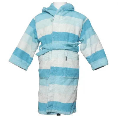 Peignoir (Bleu, Blanc) de Jako-O Coton