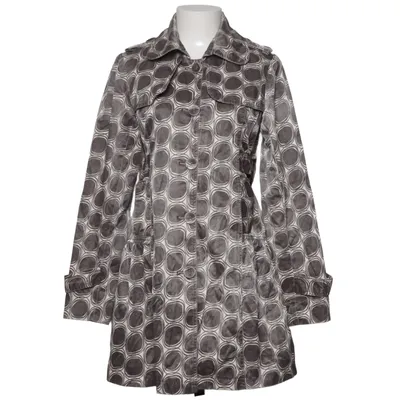 Manteau imperméable (Gris, Blanc) de Uttam London Coton, Polyamide, Polyester