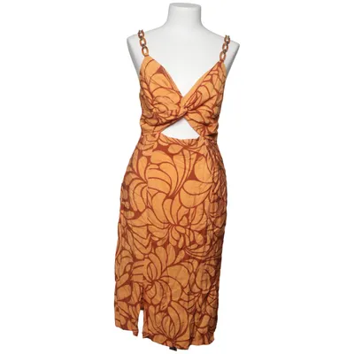 Kjole (Orange, Brun) fra Zara
