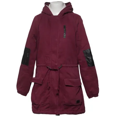 Parka (Red, Black, Multicolored) from Adidas Neo Acrylic, Cotton, Polyester