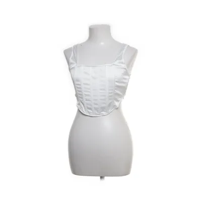 Crop top (Wit) van Missguided Elastaan, Polyester