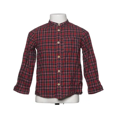 Flanellen overhemd (Rood, Meerkleurig) van H&M Kids Katoen