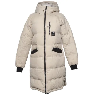 Down coat (Beige, Black) from Kari Traa Acrylic, Cotton, Down, Feather, Polyamide, Polyester