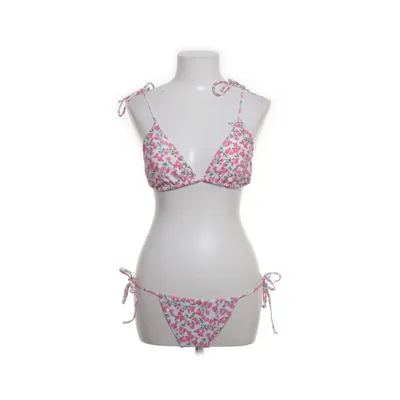 Bikini (Vit, Flerfärgad) från Nelly Elastan, Återvunnen polyester