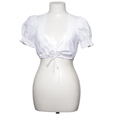Dirndlblus (Vit) från MK Lifestyle Bomull, Polyester