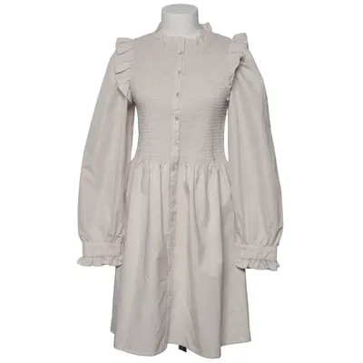 Kjole (ONLASPEN L/S SMOCK DRESS WVN) fra ONLY Blue Denim Polyester