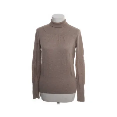 Polotröja (Brun) från Cyrillus Ull, Silke, Kashmir