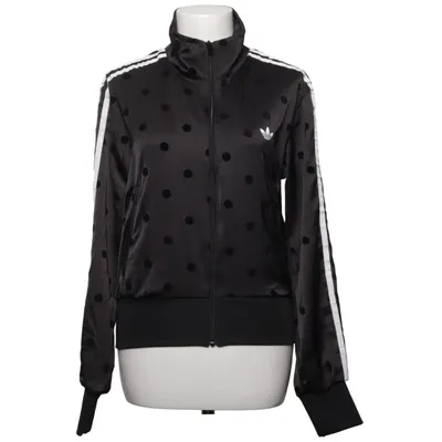 Sports jacket (Black, White) from Adidas Elastane, Recycled polyester