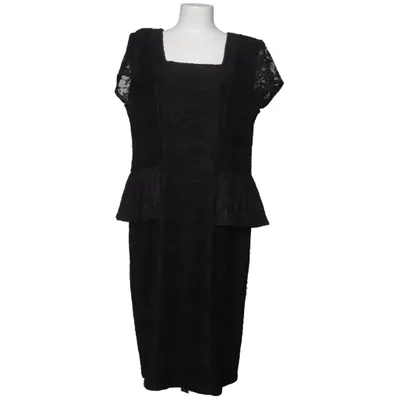 Dress (Black) from Georgede Elastane, Polyester