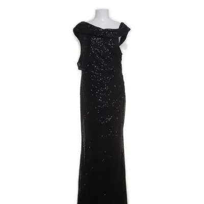 Aftonklänning (Svart, Silverfärgad) från Faeriesty Elastan, Polyester