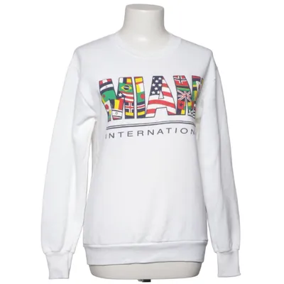 Sweatshirt (Blanc, Multicolore) de Delta Coton, Polyester
