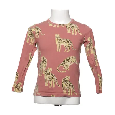 Langærmet t-shirt (Pink, Gul) fra The Striped Cat Elastan, Økologisk bomuld